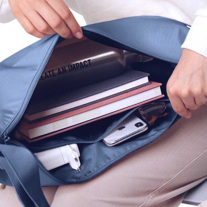 GOTBAG. Moon Bag monochrome large deep ocean